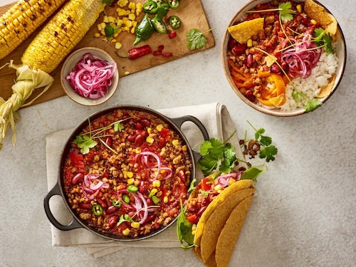 Przepis na Wegańskie taco z chili Wegańskie taco z chili