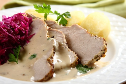 Wielkanocny schab pachnący majerankiem 