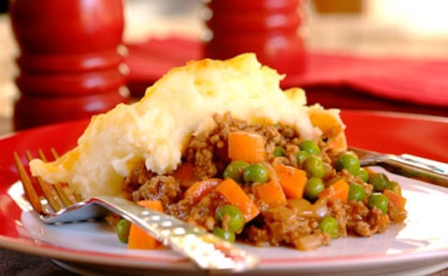 Przepis na Wieprzowina Bolognese z ziemniaczanym puree Wieprzowina Bolognese z ziemniaczanym puree