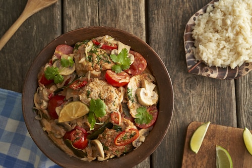 Wieprzowina w Czerwonym Curry po tajsku 