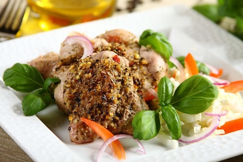 Wieprzowina z czarnym pieprzem i czosnkiem