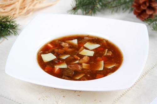 Wigilijna zupa grzybowa