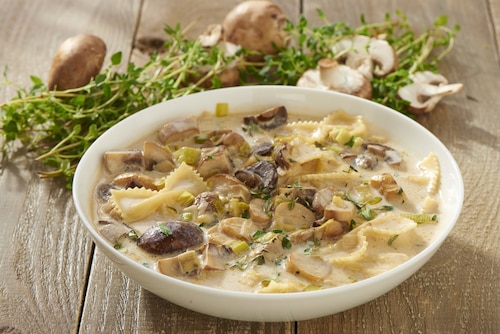 Zupa ze świeżych grzybów