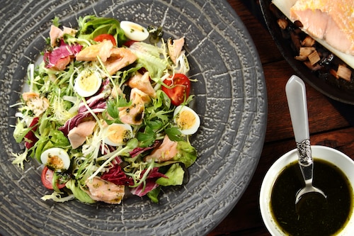 Przepis na Wiosenna sałatka z jajkiem Wiosenna sałatka z jajkiem