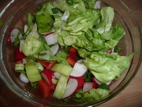 wiosenna surówka na grilla