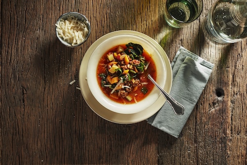 Przepis na Włoska zupa z soczewicy Włoska zupa z soczewicy