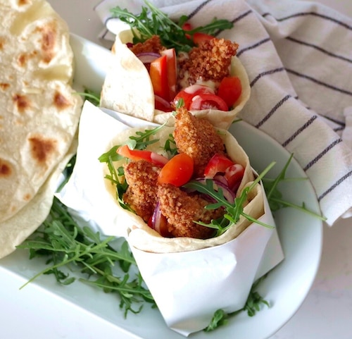 Wrap z chrupiącym kurczakiem