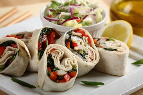 Przepis na Wrapy orientalne Wrapy orientalne