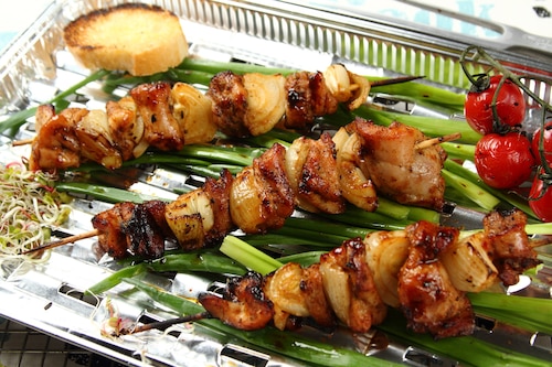 Przepis na Yakitori z kurczaka Yakitori z kurczaka