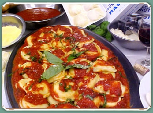 Przepis na Zakręcone serowe ravioli Zakręcone serowe ravioli