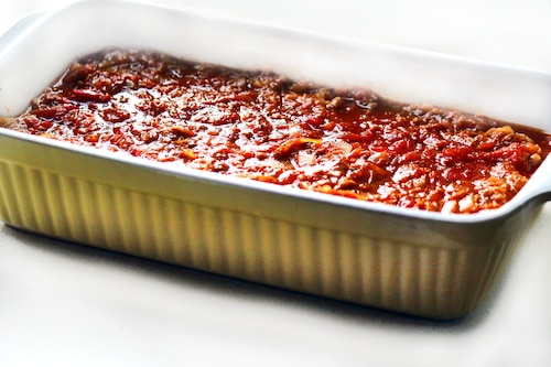 Zapiekana Peperonata z mięsem mielonym