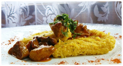 Przepis na "Zapiekana polenta" "Zapiekana polenta"