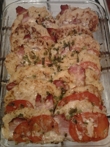 Zapiekane ryżowe placuszki