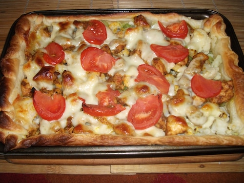 Zapiekanka kalafiorowa w cieście francuskim