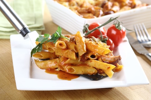 Zapiekanka makaronowa po bolońsku 