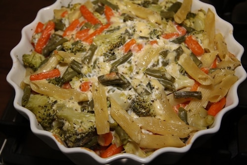 Zapiekanka makaronowo-warzywna