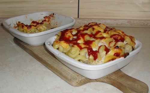 Zapiekanka pod beszamelem