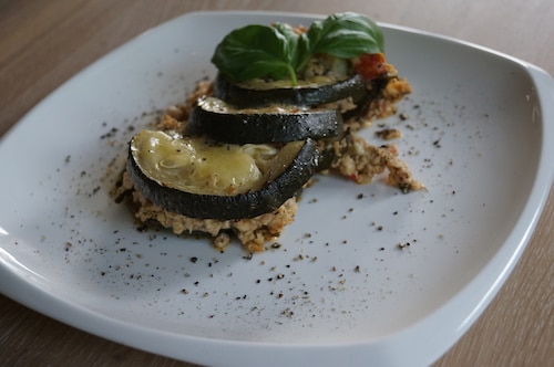 Zapiekanka z cukinii z nuta ziołową