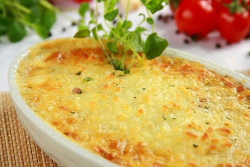 Przepis na Zapiekanka ziemniaczano – cebulowa Zapiekanka ziemniaczano – cebulowa