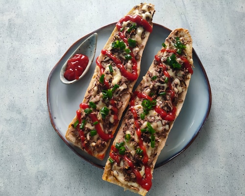Przepis na Zapiekanki z pieczarkami i serem Zapiekanki z pieczarkami i serem