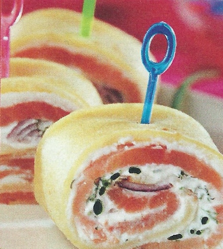 Zawijaski z łososiem