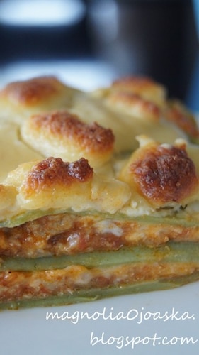 Zielona lasagne
