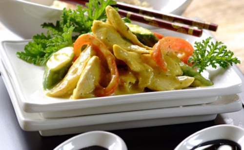 Przepis na Zielone curry z kurczakiem Zielone curry z kurczakiem