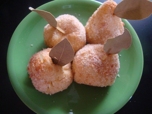 Przepis na Ziemniaczane gruszki i jabłka Ziemniaczane gruszki i jabłka