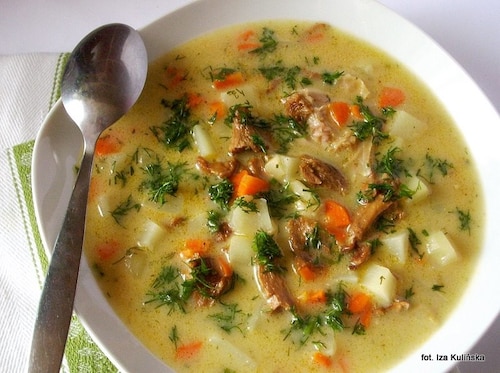 Zimowa zupa mega kurkowa 