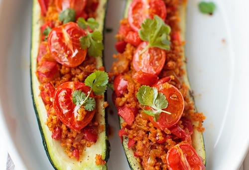 CUKINIA FASZEROWANA KASZĄ JAGLANĄ