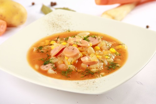 Zupa fasolowo – kukurydziana