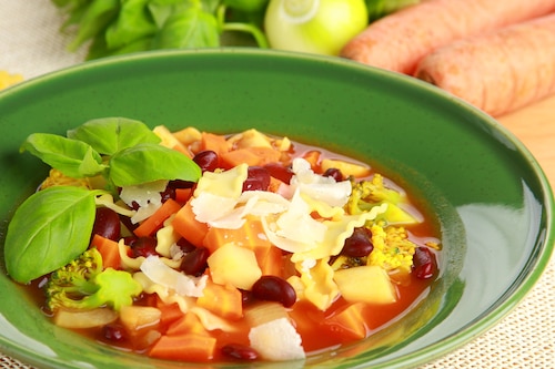 Przepis na Zupa jarzynowa a la minestrone Zupa jarzynowa a la minestrone