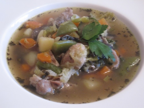 Przepis na Zupa jarzynowa z indykiem Zupa jarzynowa z indykiem