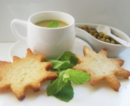 Przepis na Zupa krem groszkowo-ziołowa Zupa krem groszkowo-ziołowa