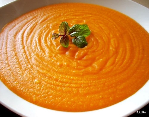 Przepis na Zupa krem marchewkowo pomarańczowa Zupa krem marchewkowo pomarańczowa
