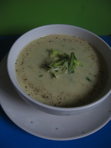 Zupa krem serowo-cukiniowa