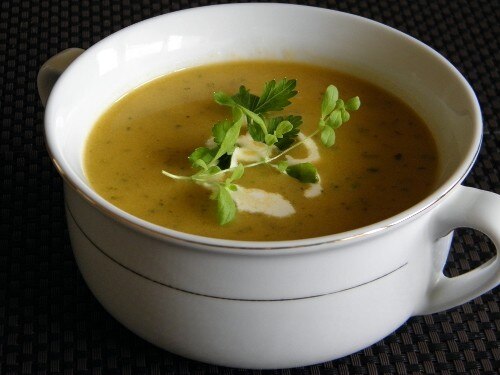 Zupa - krem z cukinii z nutką tymianku