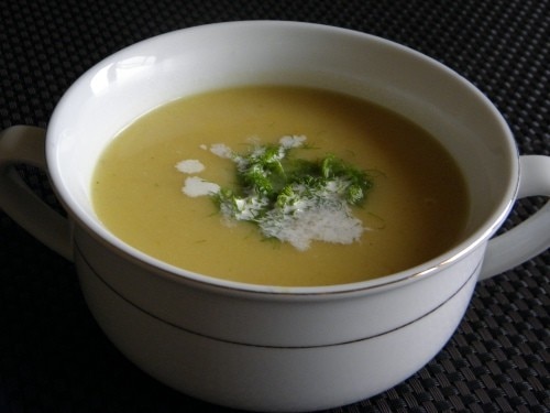 Zupa krem z fenkułem i porem