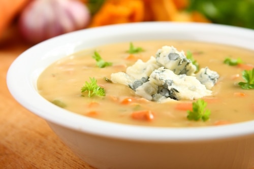 Przepis na Zupa krem z kurek z szynką - VIDEO Zupa krem z kurek z szynką - VIDEO