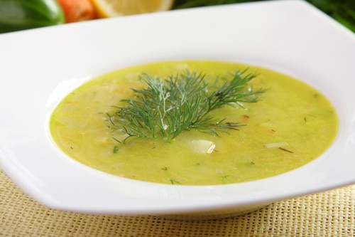 Przepis na Zupa ogórkowa ze świeżego ogórka Zupa ogórkowa ze świeżego ogórka