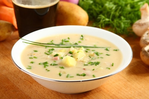 Przepis na Zupa pieczarkowa z ciemnym piwem Zupa pieczarkowa z ciemnym piwem