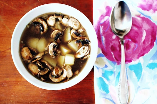 Zupa pieczarkowa z nutą białych trufli