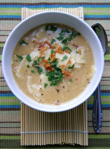 Zupa pieczarkowa z serkiem topionym