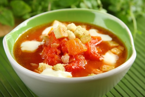 Przepis na Zupa pomidorowa z boczkiem Zupa pomidorowa z boczkiem