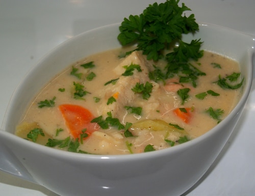 Zupa rybna na szczupaku