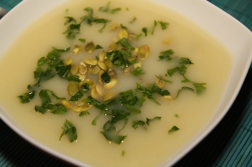 Zupa selerowo-pietruszkowa