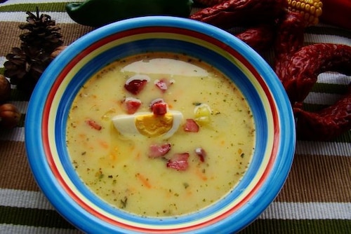 Zupa wielkanocna z chrzanem 