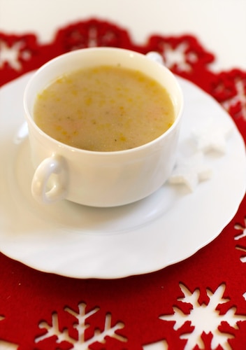 Zupa z pieczoną pietruszką