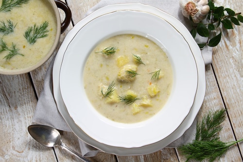 Przepis na Zupa chrzanowa po wegańsku Zupa chrzanowa po wegańsku