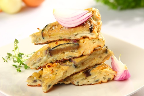 Przepis na Tortilla z bakłażanem Tortilla z bakłażanem